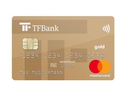 Mastercard Gold der TF Bank