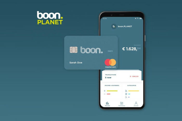 Boon Planet Mastercard und App
